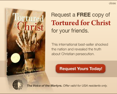 Receive a free copy from The Voice of the Martyrs.