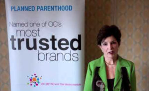 Joan Graves speaking at Planned Parenthood event